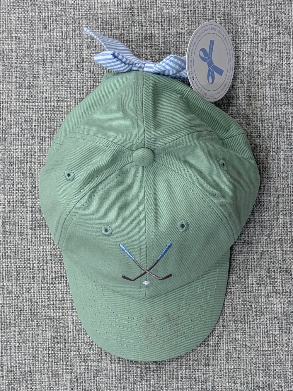 Bits and Bows child-size hat NWT** but mark on brim (untreated of course)